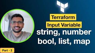 Terraform Input Variable (string, number, bool, list, map...) | How to use Terraform Input Variable