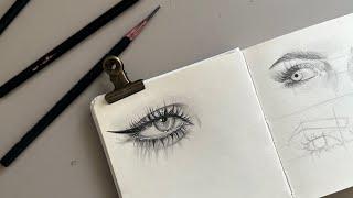 How to Draw a Realistic Eye: Step-by-Step Tutorial #asmr