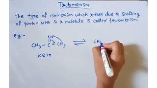 What is tautomerism || class 11|| organic chemistry