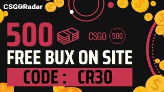 CSGO500 (CASINO500) Promo Code | Use "CR30" For Free Coins/Bux