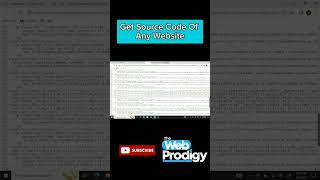 How to get source code of any website