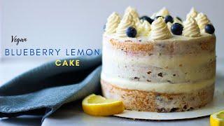 Blueberry Lemon Cake (VEGAN)