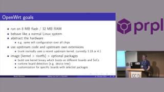 Adding new SoC to OpenWrt by Hauke Mehrtens - OpenWrt Summit