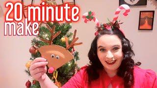 How to make a Rudolph decoration in Art Club with Miss Burford