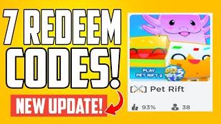 Pet Rift CODES 2024 - EVERY WORKING CODES | ALL ROBLOX CODES