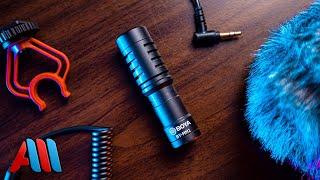 $33 MICROPHONE You NEED In 2020 // BOYA BY MM1 Review & Unboxing
