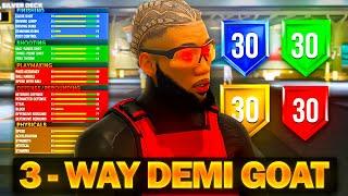 *NEW* 3-WAY DEMI-GOAT BUILD in NBA 2K23 is OVERPOWERED! BEST POINT GUARD BUILD in 2K23 CURRENT GEN!