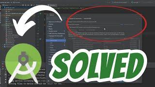 The android SDK location cannot be at the filesystem root SOLVED in Android Studio