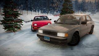 Es ist Winter im BeamNG.Drive Multiplayer! (Unfallgefahr)