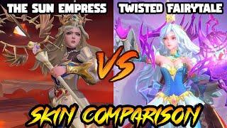 VEXANA - TWISTED FAIRYTALE ZENITH SKIN VS. SUN EMPRESS COLLECTOR SKIN - MLBB SKIN COMPARISON SERIES