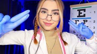 ASMR The MOST Detailed Cranial Nerve Exam on YOUTUBE ‍️ Doctor Roleplay Ear, Eye Exam Hearing Test
