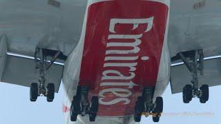 Pouso do Airbus A380 Emirates com imagens de Cinema (A6-EVJ)- GRU Airport