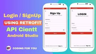 Login and Signup Using Retrofit in Android | Integrate Login and Register API Using Retrofit Client