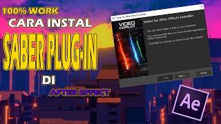 TUTORIAL INSTAL SABER PLUG IN AFTER EFFECT 100% WORK