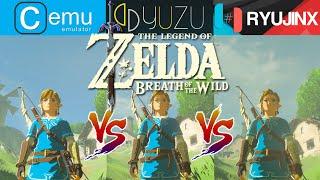 Zelda BOTW | Cemu Vs Yuzu EA Vs Ryujinx - Performance Test