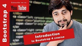 Complete Bootstrap 4 course introduction