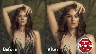 How to Use REMINI - PHOTO ENHANCER || 100% Improve Your Photo Quality