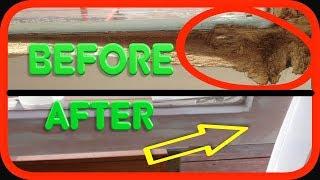 Restoring Window / Wood Rot | Turbo Builders Bog - Wood Filler | How to DIY