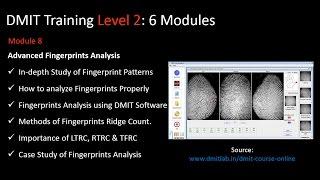 DMIT Training Online, Advanced DMIT Course, Fingerprint Analysis