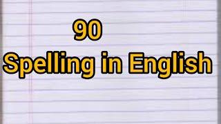 90 Spelling in English| 90 in Words?||Is 90 spelled ninety or ninty?||90 Number Name||spelling of 90