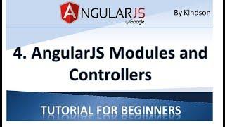 AngularJS Tutorial for Beginners 4   AngularJS Module and Controllers