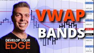 Trading Order flow VWAP with Standard Deviation Bands 