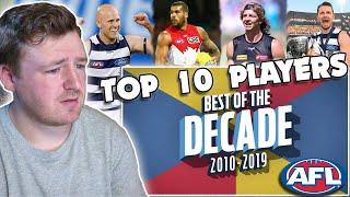 HOCKEY FAN REACTS: AFL Top 10 Players of the Decade: 2010-2019