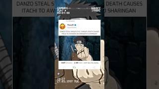 THIS IS WHAT HAPPENED THE DAY SHISUI UCHIHA DIED  #naruto #anime #shorts #amv