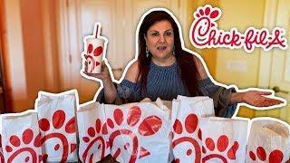 Trying Chick-Fil-A for the first time!! (Entire Menu)