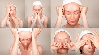 Лифтинг массаж на все лицо |Эффект омоложения после первой процедуры | подтяжка лица своими руками