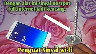 Cara buat penguat sinyal wi-fi HP andriod. Karya Roslin Tehnik