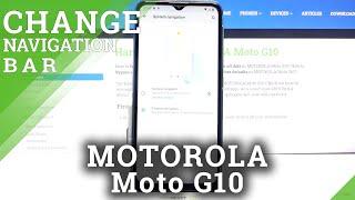 How to Change Navigation Bar to Gestures in MOTOROLA Moto G10 – Switch Buttons to Gestures