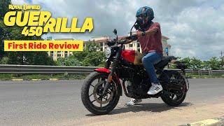 Royal Enfield Guerrilla 450 Ride Review | Top Speed | Highway & City Ride | On Road Price | Mileage