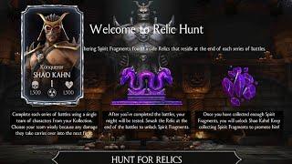 Collecting fragments  for Shao Kahn in Relic hunt..