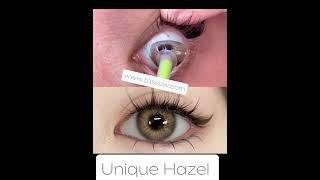 Hazel Coloured Contact Lenses #hazelcoloredcontacts #colouredcontactlenses #contactlenses #hazeleyes