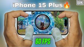 iPhone 15 Plus bgmi Test !! iPhone 15 Plus Pubg Test !! 3.5  Update Bgmi Sensitivity