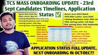 TCS Candidates Timelines Latest Update  | BPS candidates Joining | Mass Joining | Offer Letter, BGC