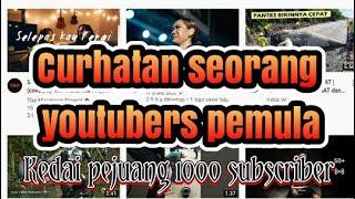 Saling subsctibe bagi youtuber pemula//kedai curhat pejuang 1000 subscriber