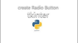 tkinter Radio Button.Python