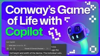 Build Conway's Game of Life with GitHub Copilot Free