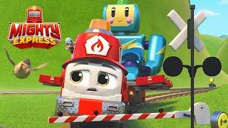 Runaway Robot! | Mighty Express Clips | Cartoons for Kids