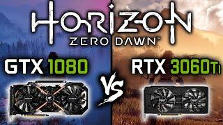 GTX 1080 vs RTX 3060 Ti in Horizon Zero Dawn | HZD