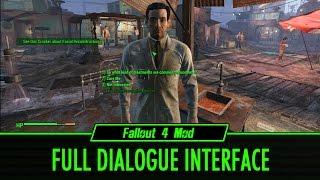 Fallout 4 Mod: Full Dialogue Interface