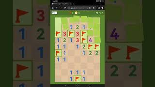 Google Minesweeper easy pb (14 seconds) mobile