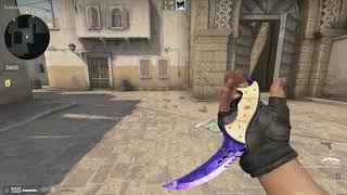 Stattrak Talon knife sapphire