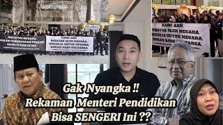 PRESIDEN PRABOWO PEC4T MENTERI PENDIDIKAN SATRYO ?? REK4MAN SEMENA2 NYA TERSEB4R ??