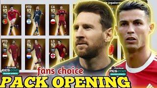 PACK OPENING NOS FANS CHOICE NO PES 2021 MOBILE