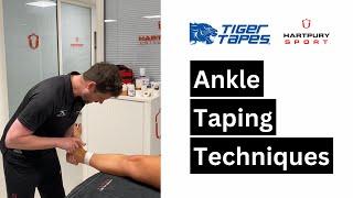 Hartpury Sport - Ankle Taping Techniques | Tiger Tapes