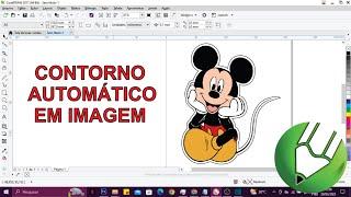 Como fazer efeito de contorno em imagem do Corel Draw tutorial PASSO A PASSO