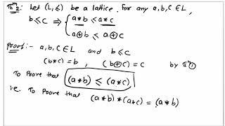 Examples of lattice bsc/ Engineering maths|| b less than equal to c then a*b less than equal to a*c